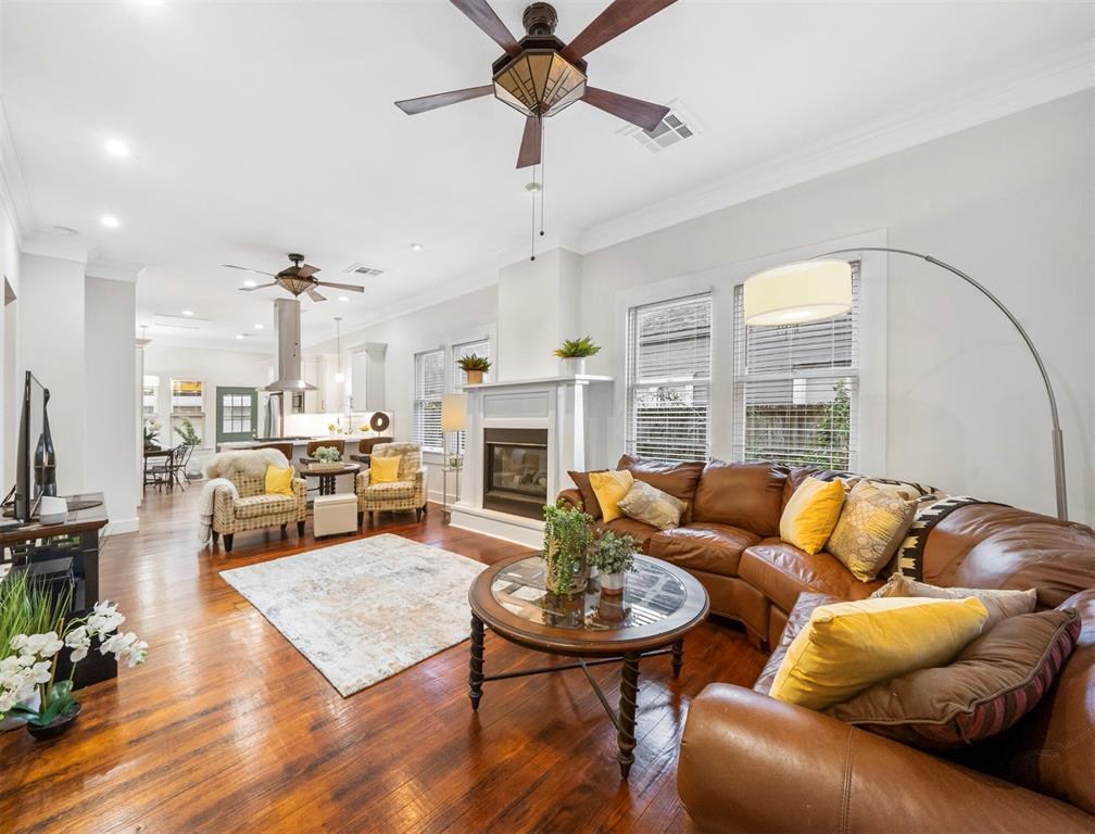 Open concept kitchen and living room addition Houston — Matt Baker Contracting